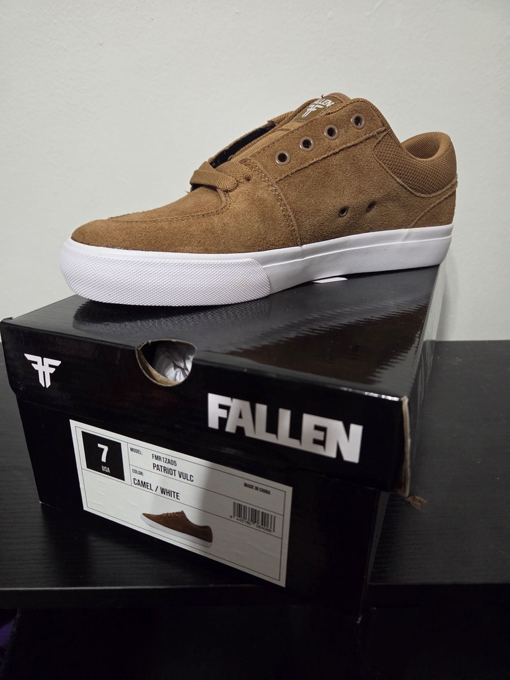 Fallen Men's Shoes - Patriot Vulc Camel/White